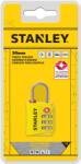 Stanley License Stanley 3 számjegyű biztonsági TSA lakat sárga 30mm (S742-056)