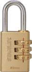 Stanley License Stanley Számzáras sárgaréz lakat, 3 számjegyű kombináció, 30mm (S742-051)