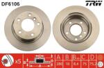 TRW Disc frana TRW DF6106 (DF6106) - automobilus