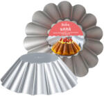 Decora Forma Coacere Baba Savarina O 24 x H 8 cm, Otel Antiaderent (75029)
