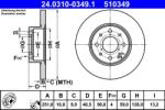 ATE Disc frana ATE PowerDisc 24.0310-0349.1 (24.0310-0349.1)