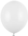 PartyDeco Balon pastel alb 23 cm