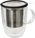 Secret De Gourmet Cana infusor inox Clea, sticla borosilicta, capac, 300 ml