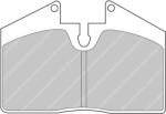 FERODO set placute frana, frana disc FERODO FCP451H (FCP451H)