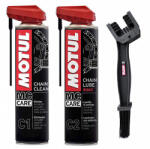 Motul Set Îngrijire Lanț Motocicletă 3buc MTL-CHAINKIT-003 (MTL-CHAINKIT-003)