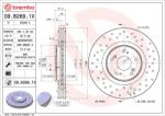 BREMBO Disc frana BREMBO XTRA LINE - Xtra 09. B269.1X (09.B269.1X)