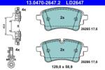 ATE set placute frana, frana disc ATE Ceramic 13.0470-2647.2 (13.0470-2647.2)