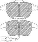 FERODO set placute frana, frana disc FERODO FDS1641 (FDS1641)