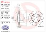 BREMBO Disc frana BREMBO XTRA LINE - Max 09.4765. 75 (09.4765.75)
