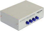 DeLock 91173 4 portos manuális kétirányú VGA-kapcsoló, Switch