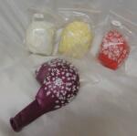  lufi, rózsamintás (10 db)