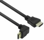 ACT Кабел ACT AK3679, от HDMI(м) към HDMI(м), 3m, черен, 4K@60Hz, ъглов (AK3679)
