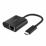 Belkin USB-C / ethernet és töltő adapter (INC019btBK) (INC019btBK)
