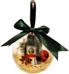 Jägermeister karácsonyfadísz - gömb dekoráció (mini Jagermeister 0, 02L) - mindenamibar