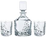  Nachtmann Sculpture whisky dekanter 750ml + 2db pohár 330ml