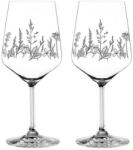  Nachtmann Tattoo fekete mintás borospohár szett 630ml 2db/cs - mindenamibar