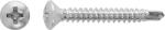  Süllyesztett lencsefejű univerzális csavar PH-behajtás 4, 2 mm x 22 mm 20 darab (487082)