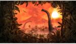 Komar vlies fotótapéta Brachiosaurus Panorama 500 cm x 280 cm