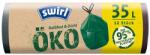 Swirl Öko szemeteszsák zárószalagos 35 L-es 12 db