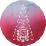 Komar nemszőtt fotótapéta Dot Star Wars Star Destroyer öntapadó átmérő 125 cm