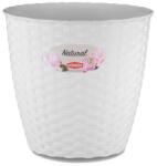  Natural kaspó 14 cm fehér (5901621100)