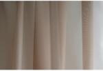  Fényáteresztő voile 11101 180 cm magas világosbarna méteráru (74165)