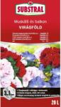 SUBSTRAL muskátli és balkönnövény virágföld 20 l