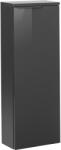 Fackelmann midi szekrény slim Luna 30, 5 cm magasfényű antracit