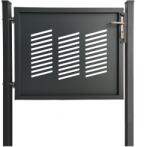  Egyszárnyú dekor-kapu Stockholm bebetonozható 120 cm x 100 cm antracit