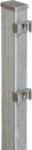  Négyszögletű oszlop kétrudas hálós kerítéspanelhez 6 cm x 4 cm x 120 cm (041062)