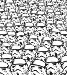 Komar vlies fotótapéta Star Wars Stormtrooper Swarm 250 cm x 280 cm