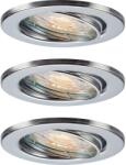  Süllyesztett LED lámpa 86R fém krómszínű 3 darabos készlet EEK: E