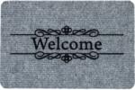  Flocky bordázott lábtörlő Welcome szürke 40 cm x 60 cm (118125)