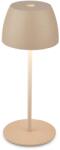 Briloner Serina Mini LED-es akkus asztali lámpa Bézs 20 cm x 8 cm