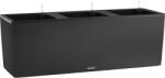 Lechuza Trio Stone virágtartó 40 kavicsszürke 130 cm x 42 cm