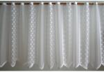  Vitrázs függöny fehér 6086 45 cm magas méteráru (79538)