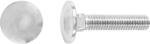 LUX-TOOLS kapupántcsavar M5 x 20 mm horganyzott teljes menet 100 darab (482504)