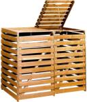 WEKA Szemetes tároló 2 hulladékgyűjtőhöz mézbarna impregnált