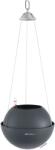Lechuza Bola Color 23 függő virágtartó palaszürke 23 cm átmérő
