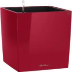 Lechuza Cube Premium kaspó 30 cm x 30 cm skarlátvörös magasfényű