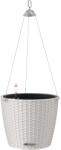 Lechuza Nido Cottage felakasztható kaspó 27 cm átmérő x 23 cm világosszürke