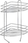 WENKO Exclusiv sarokpolc 2 szint króm 43 cm x 23, 5 cm x 30, 5 cm (15498100)