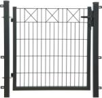  Egyszárnyú dekorkapu X-sor antracit 100 cm x 100 cm (042367)