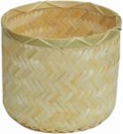  Virágcserép bambuszból 18 cm x 16 cm natúr (99-180160)