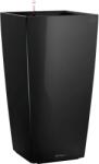 Lechuza Cubico Premium oszlopkaspó 30 cm x 30 cm fekete magasfényű