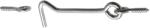 Hettich Viharkampó fém horganyzott 76 mm x 23 mm
