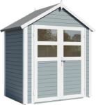 Bertilo Visby 1 kerti ház szürke 121 cm x 181 cm FSC