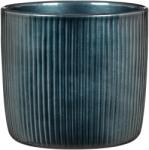 Scheurich kaspó Solido Linea 909 15 cm x 13, 6 cm Brilliant Petrol