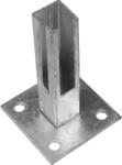  Oszloptalp kerítésoszlophoz 40 x 40 mm horganyzott (041614)