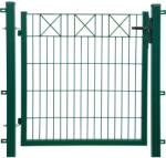  Egyszárnyú dekorkapu X-sor zöld 100 cm x 100 cm (042366)